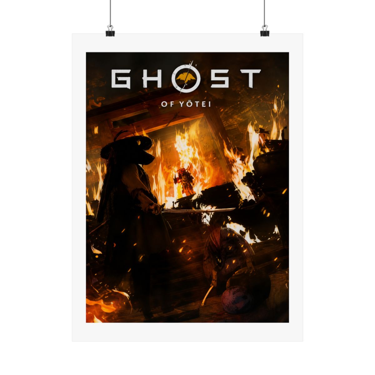 Ghost of Yotei Poster: Atsu Wall Art, Samurai Game Room Print - alternate angle 2, merchandise